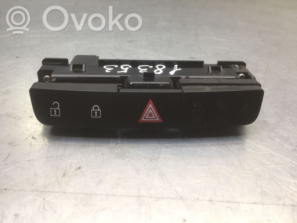 Opel Insignia A Hazard light switch 