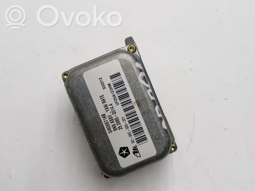 Chrysler 300 - 300C Sensor ESP de aceleración de frecuencia del intermitente 