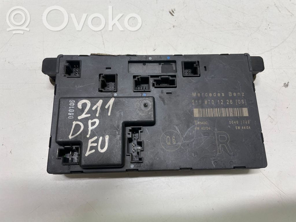 Mercedes-Benz E W211 Door control unit/module 
