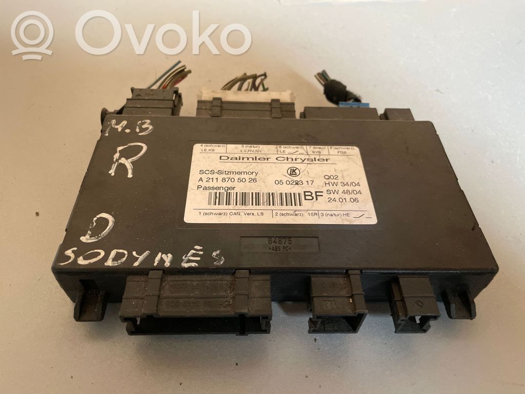 Mercedes-Benz R W251 Autres unités de commande / modules 