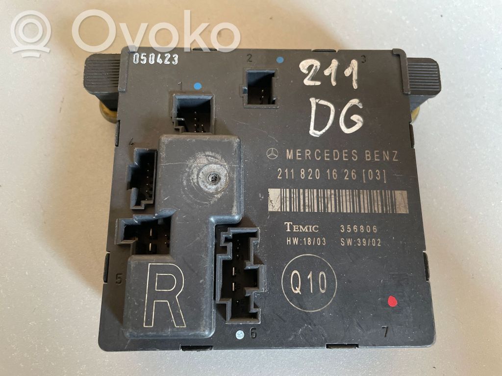 Mercedes-Benz E W211 Door control unit/module 