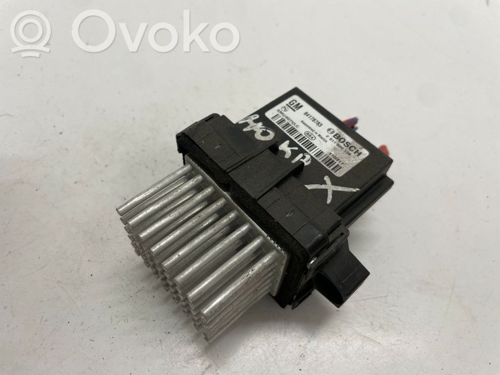 Opel Mokka X Relais de commande ventilateur chauffage 