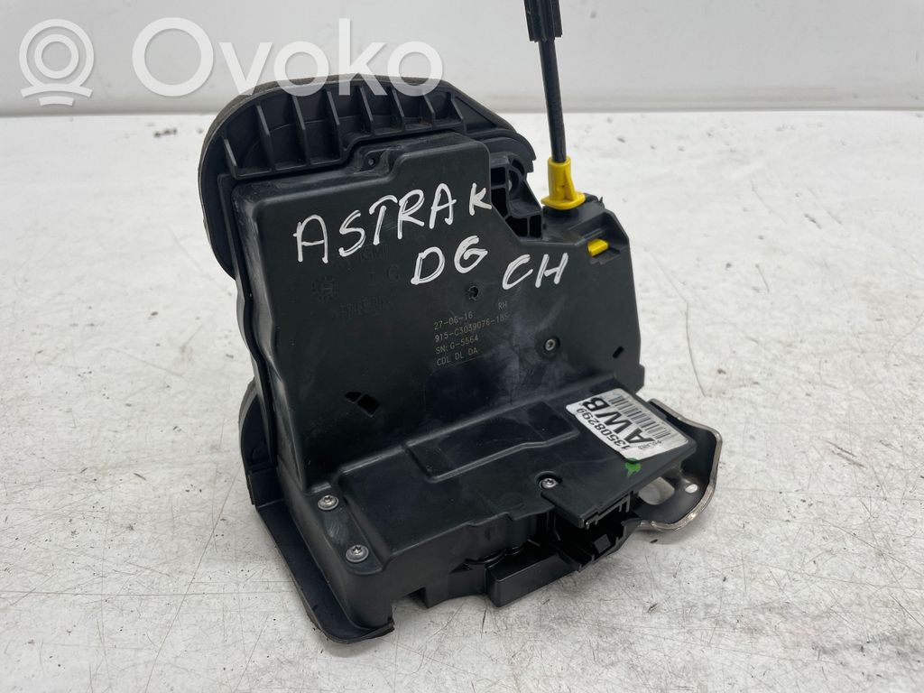 Opel Astra K Încuietoare ușă spate 