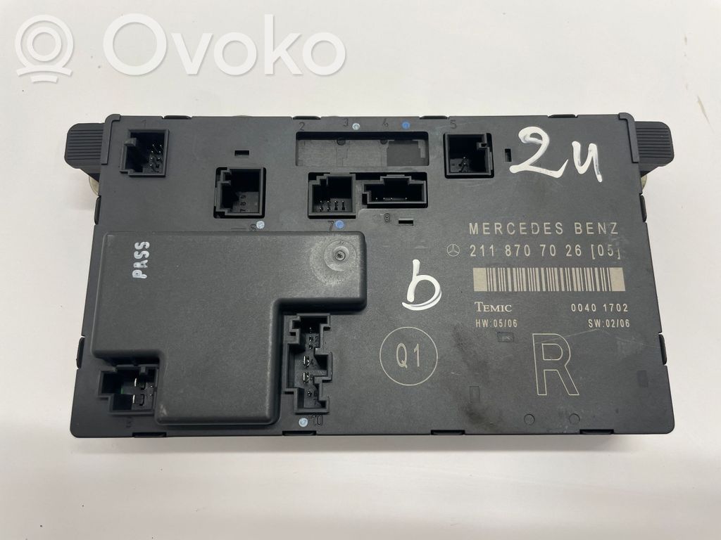Mercedes-Benz E W211 Door control unit/module 