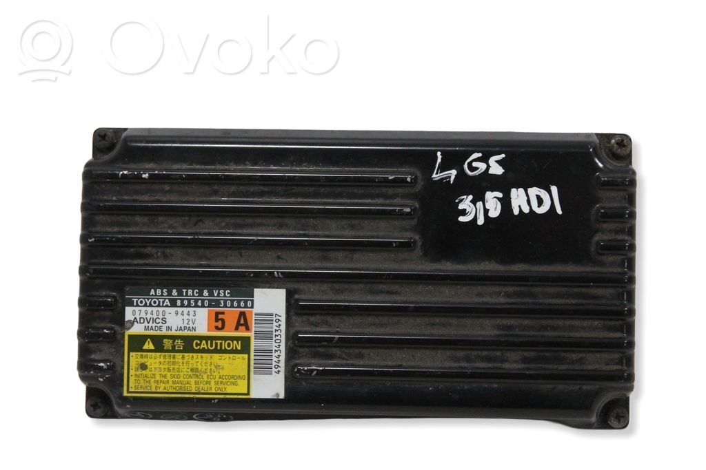 Lexus GS 300 350 430 450H ABS control unit/module 