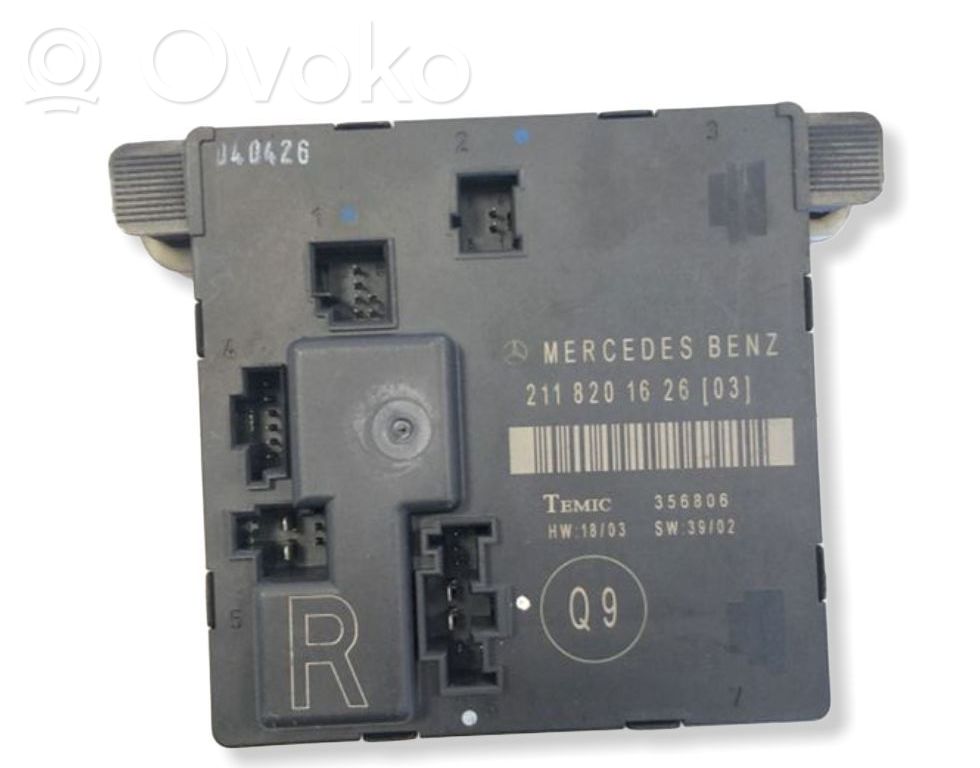 Mercedes-Benz E W211 Door control unit/module 