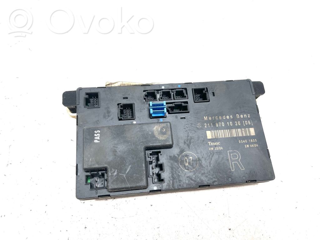 Mercedes-Benz E W211 Door control unit/module 
