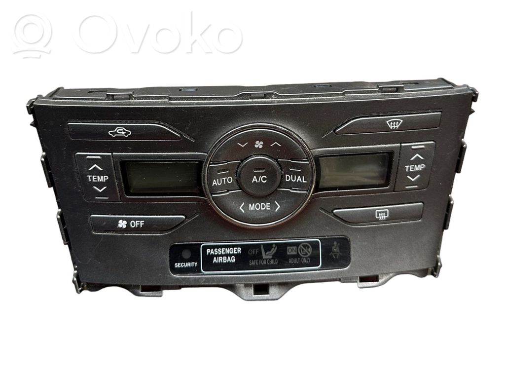 Toyota Auris 150 Climate control unit 