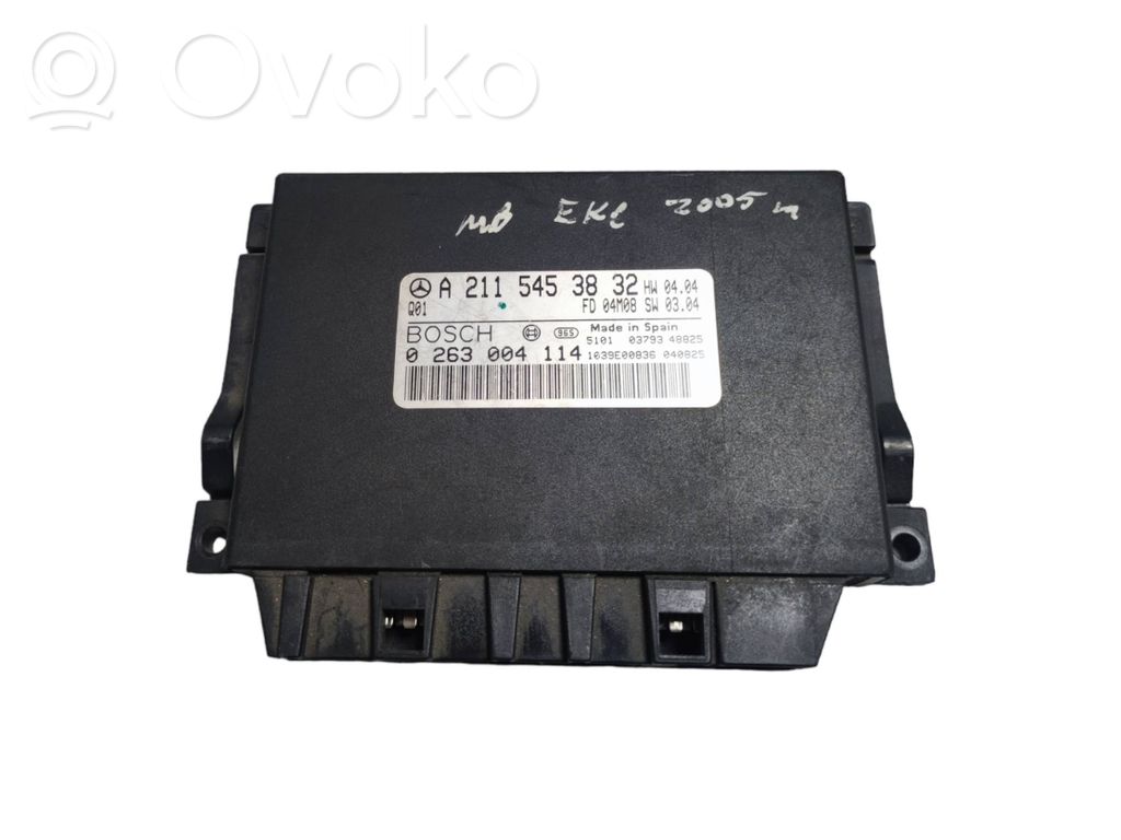 Mercedes-Benz E W211 Parking PDC control unit/module 