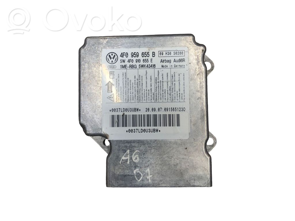 Audi A6 S6 C6 4F Airbag control unit/module 