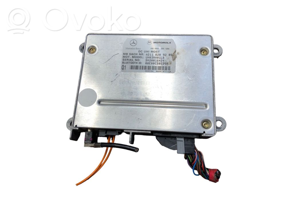 Mercedes-Benz C W203 Bluetooth control unit module 