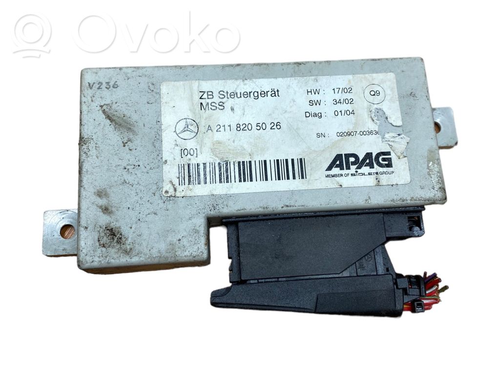 Mercedes-Benz E W211 Other control units/modules 