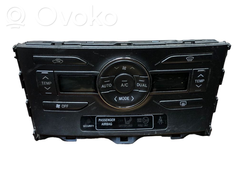 Toyota Auris 150 Climate control unit 