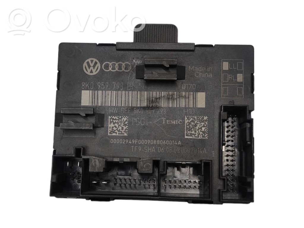Audi A4 S4 B8 8K Door control unit/module 