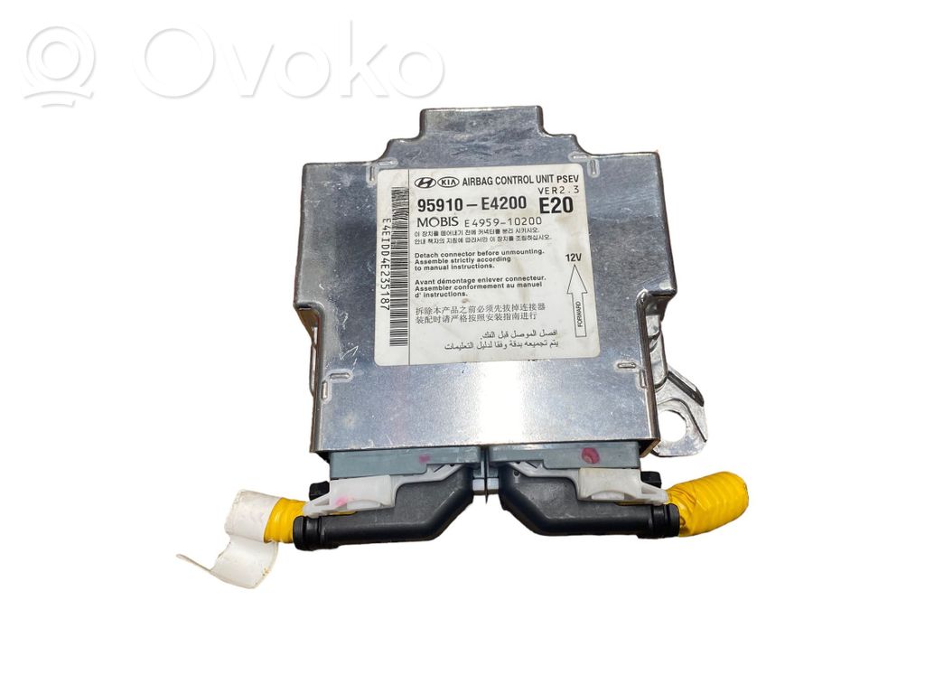 Sterownik / Moduł Airbag   95910E4200,E495910200