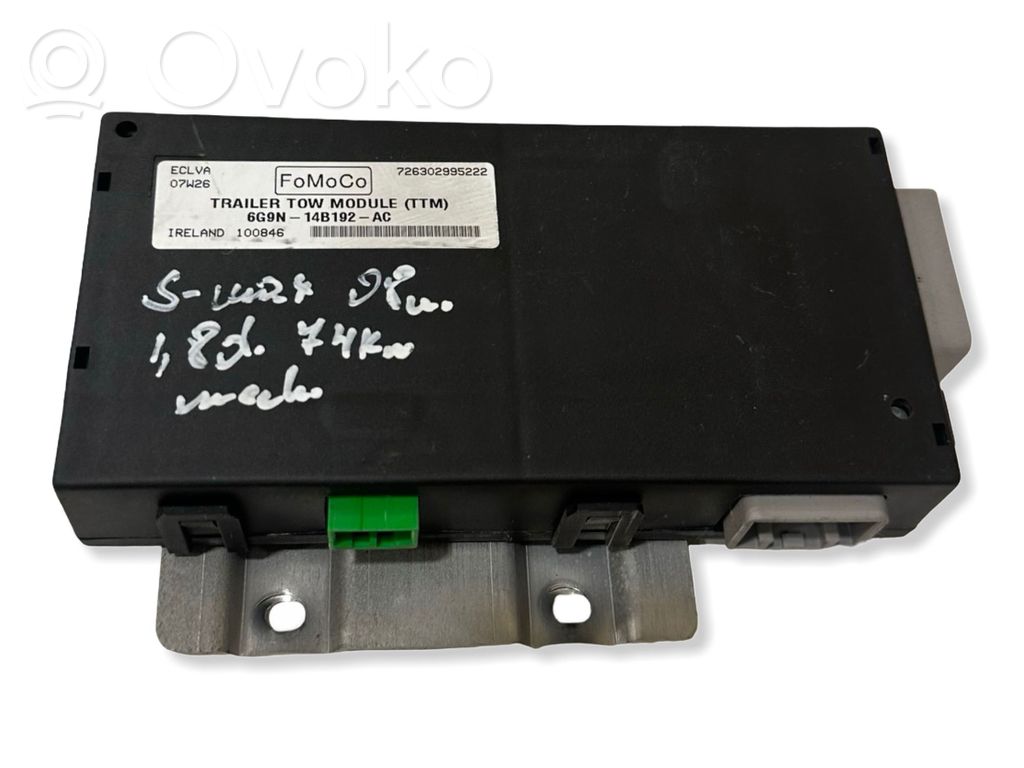 Sterownik / Moduł haka holowniczego   6G9N14B192AC,726302995222,100846