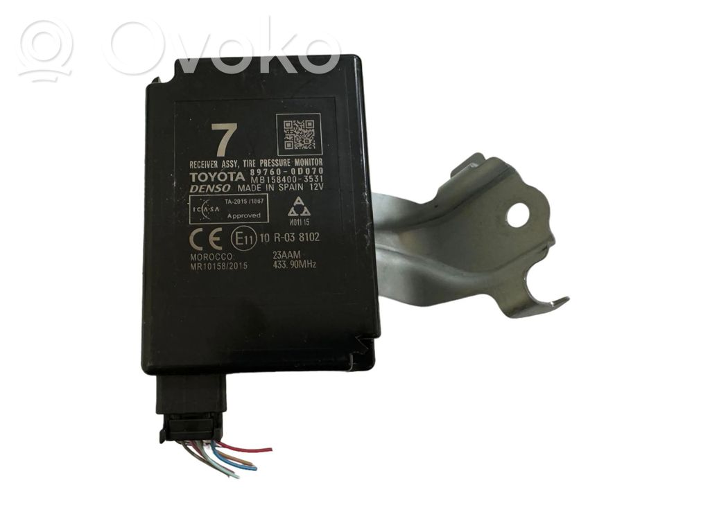 Toyota Yaris Tire pressure sensor 