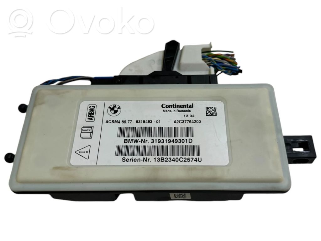 BMW 5 F10 F11 Airbag control unit/module 
