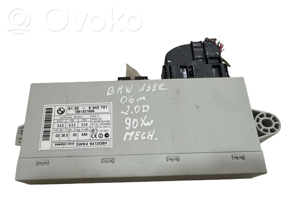 BMW 1 E81 E87 CAS control unit/module 