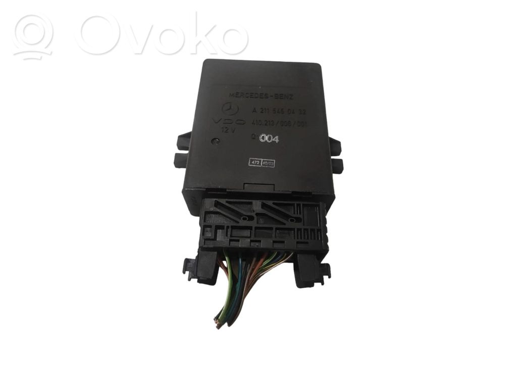 Mercedes-Benz E W211 Air suspension control unit module (rear) 