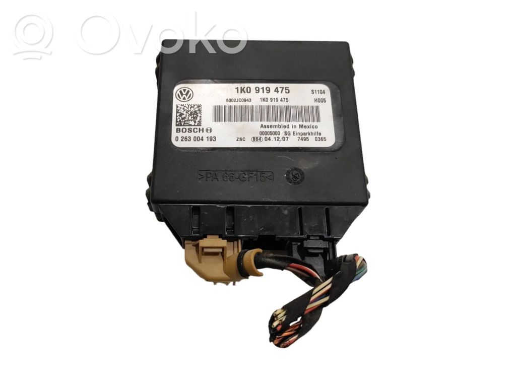 Volkswagen Touran I Parking PDC control unit/module 