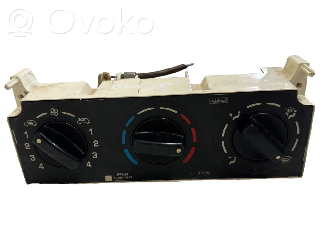 Citroen Berlingo Climate control unit 
