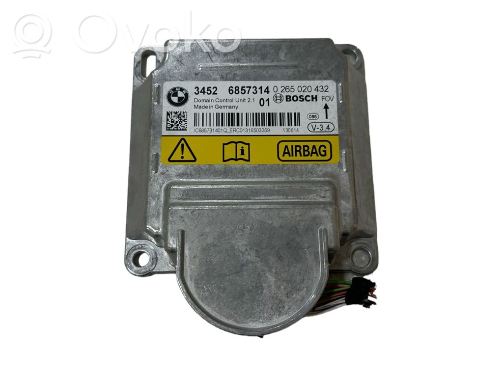 Sterownik / Moduł Airbag   6857314,0265020432
