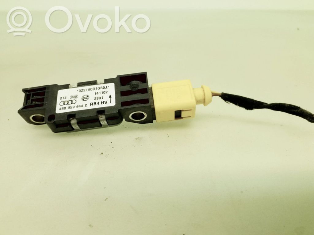 Audi A6 S6 C5 4B Airbag deployment crash/impact sensor 