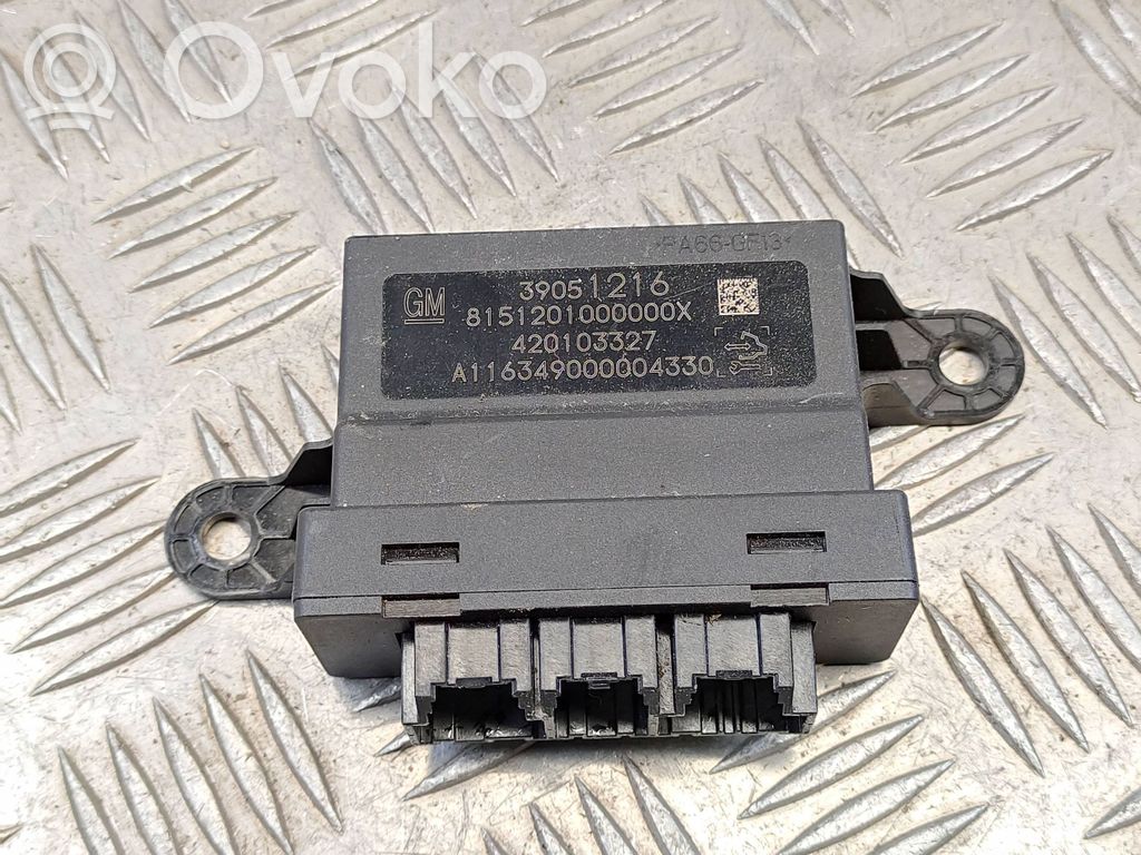 Opel Astra K Parking PDC control unit/module 