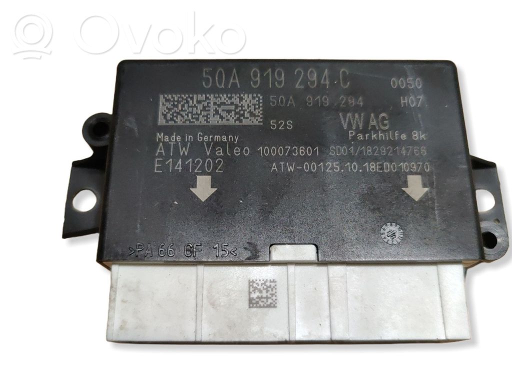 Volkswagen Golf VII Parkošanas (PDC) vadības bloks 