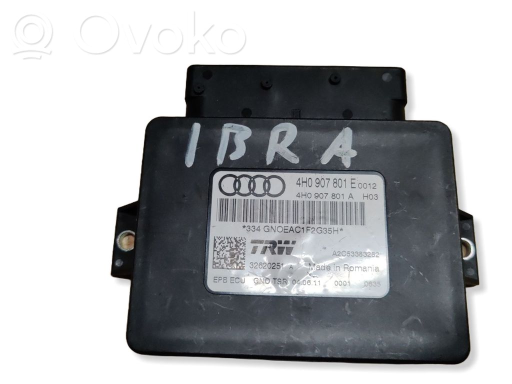 Audi A8 S8 D4 4H Hand brake control module 