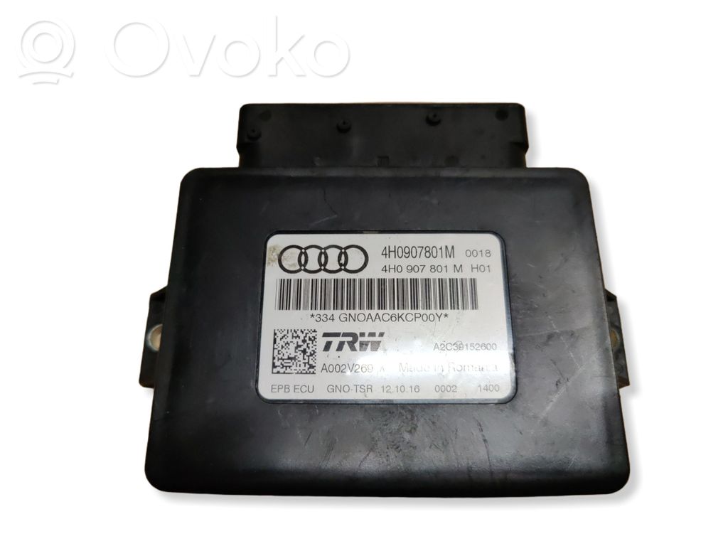 Audi A8 S8 D4 4H Hand brake control module 
