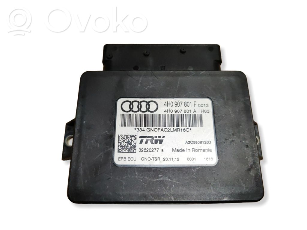 Audi A8 S8 D4 4H Module de commande de frein à main 