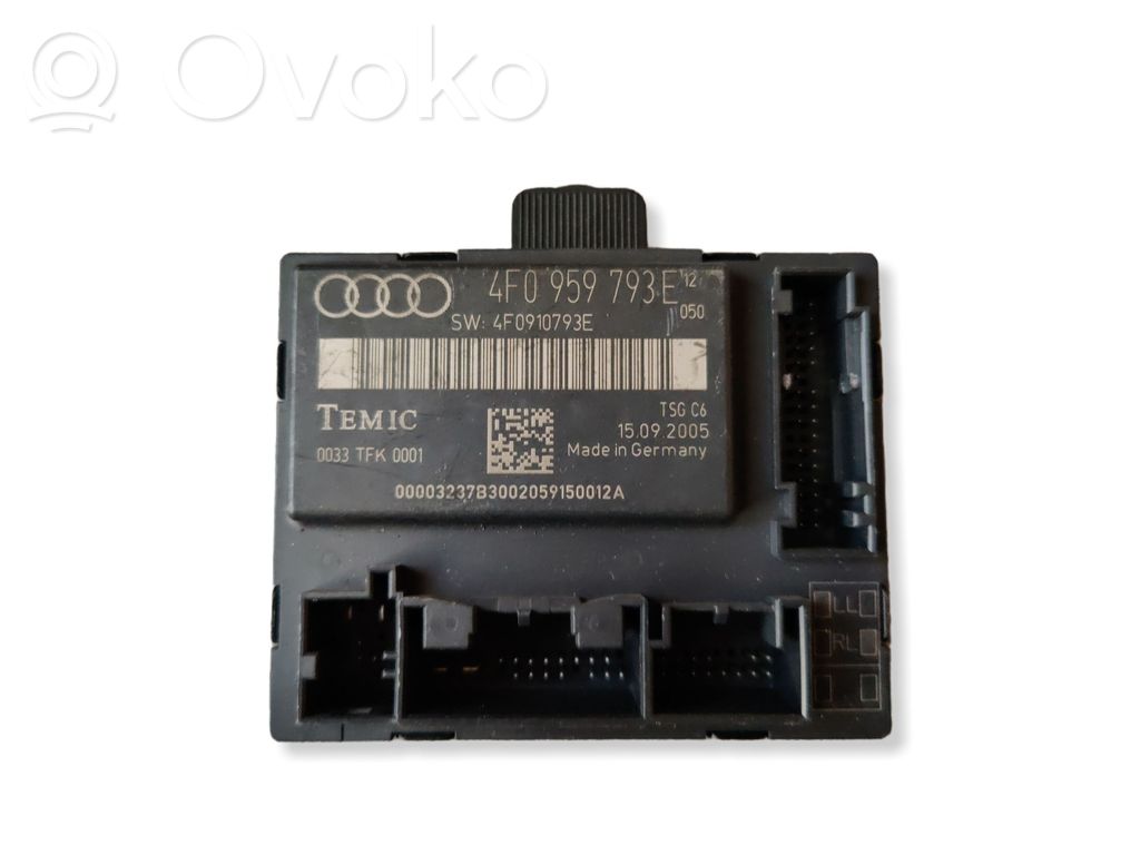Unité de commande module de porte   4F0959793E,4F0910793E