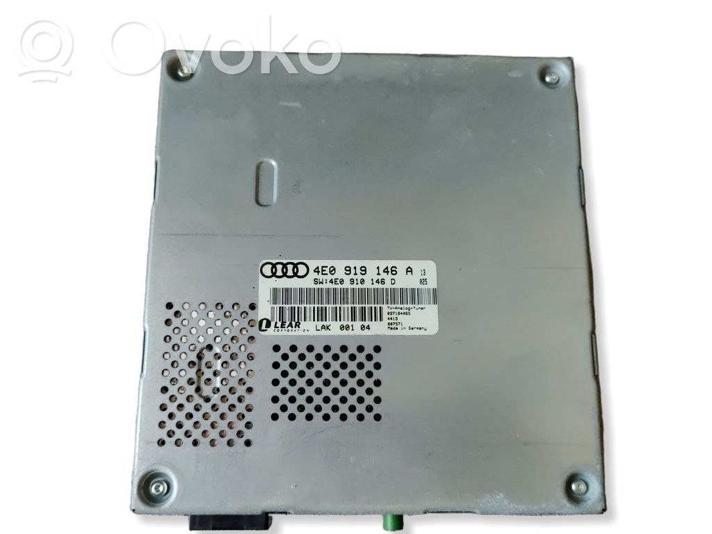 Audi A8 S8 D3 4E Video control module 