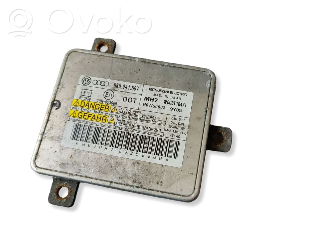 Audi A4 S4 B8 8K Headlight ballast module Xenon 