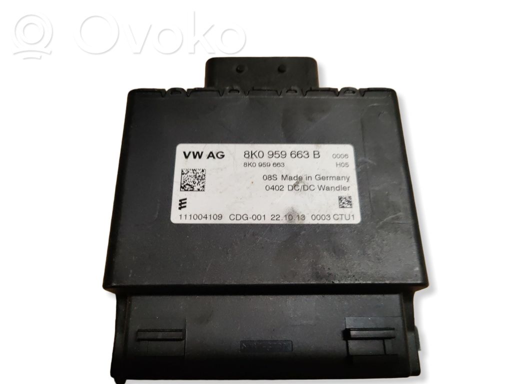 Audi A4 S4 B8 8K Įtampos keitiklis/ keitimo modulis 