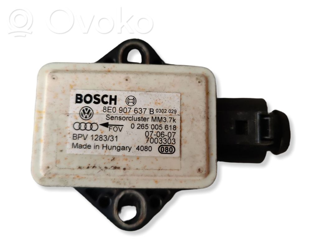 Audi A4 S4 B6 8E 8H ESP acceleration yaw rate sensor 