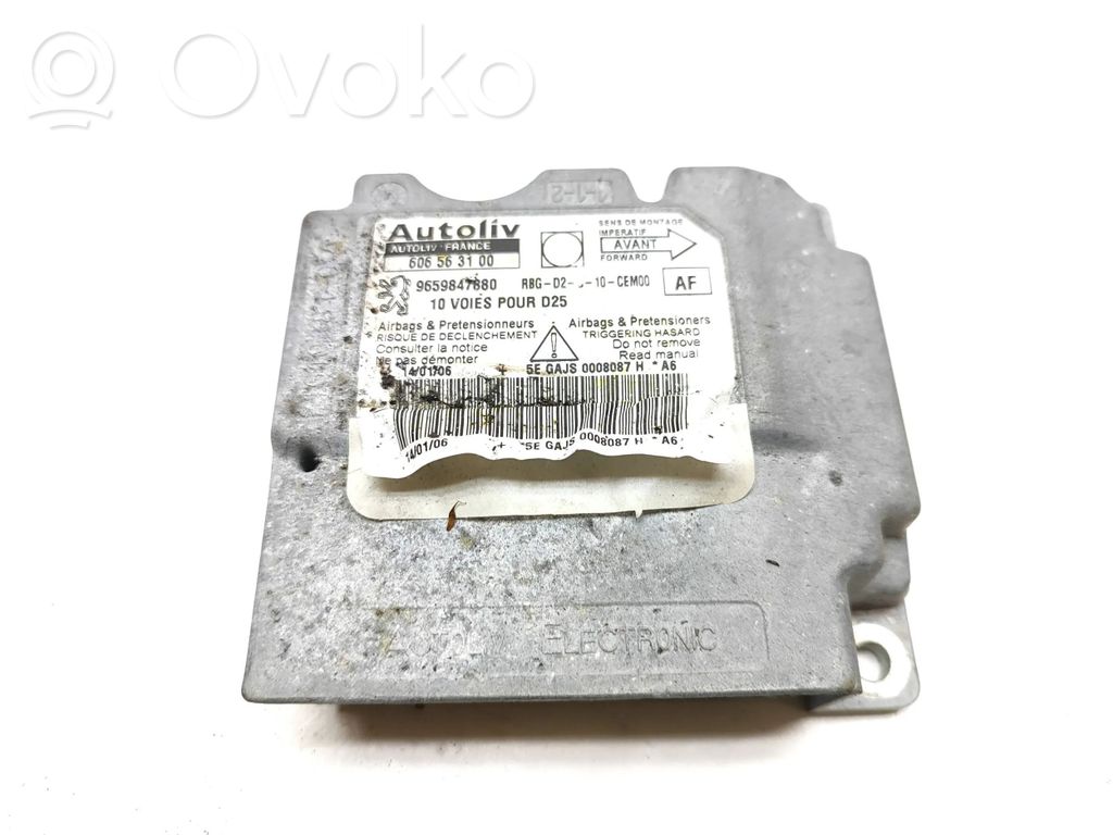 Peugeot 407 Airbag control unit/module 