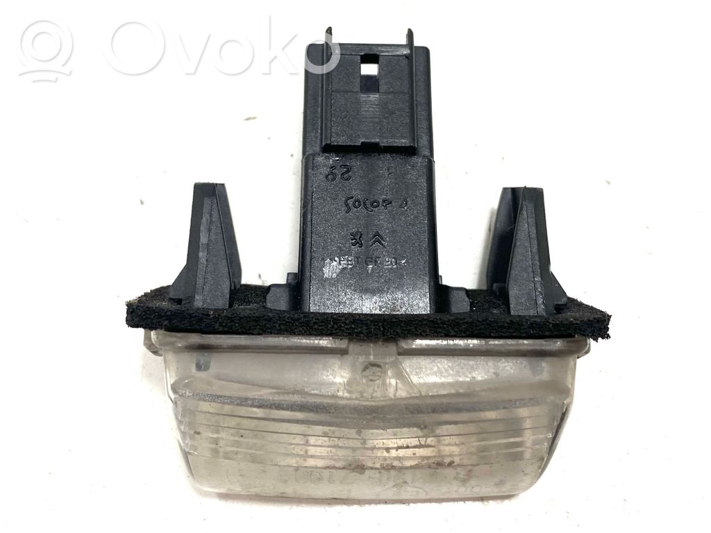Peugeot 207 Number plate light 