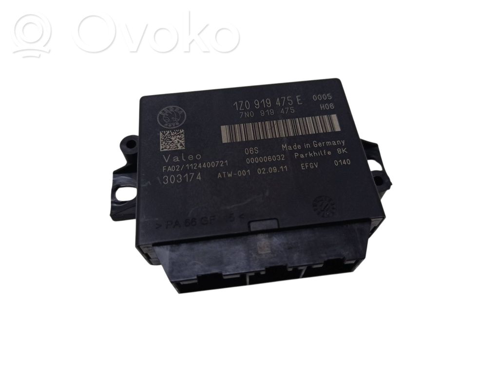 Skoda Octavia Mk2 (1Z) Parking PDC control unit/module 