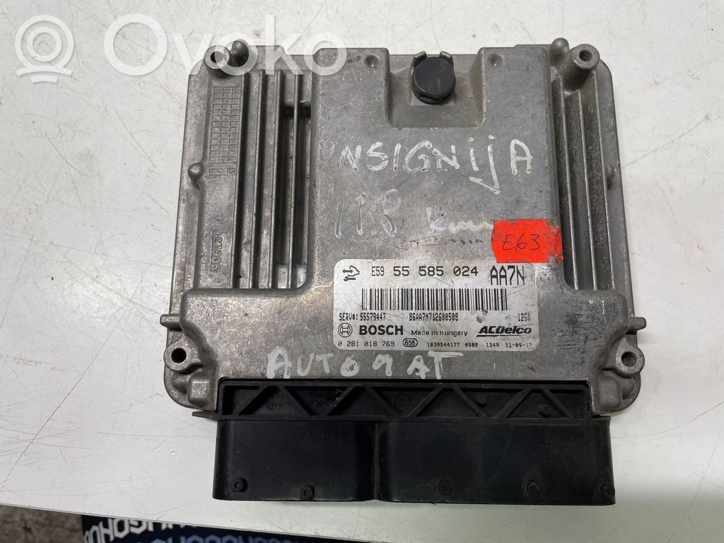Opel Insignia A Engine control unit/module 