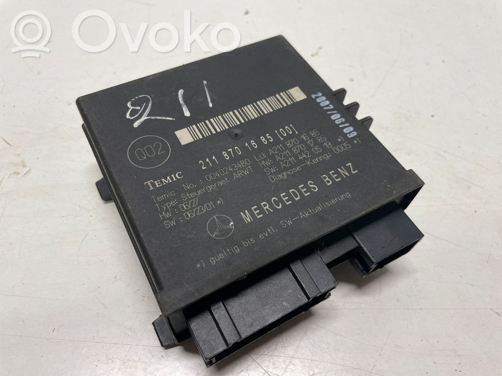 Mercedes-Benz E W211 Other control units/modules 