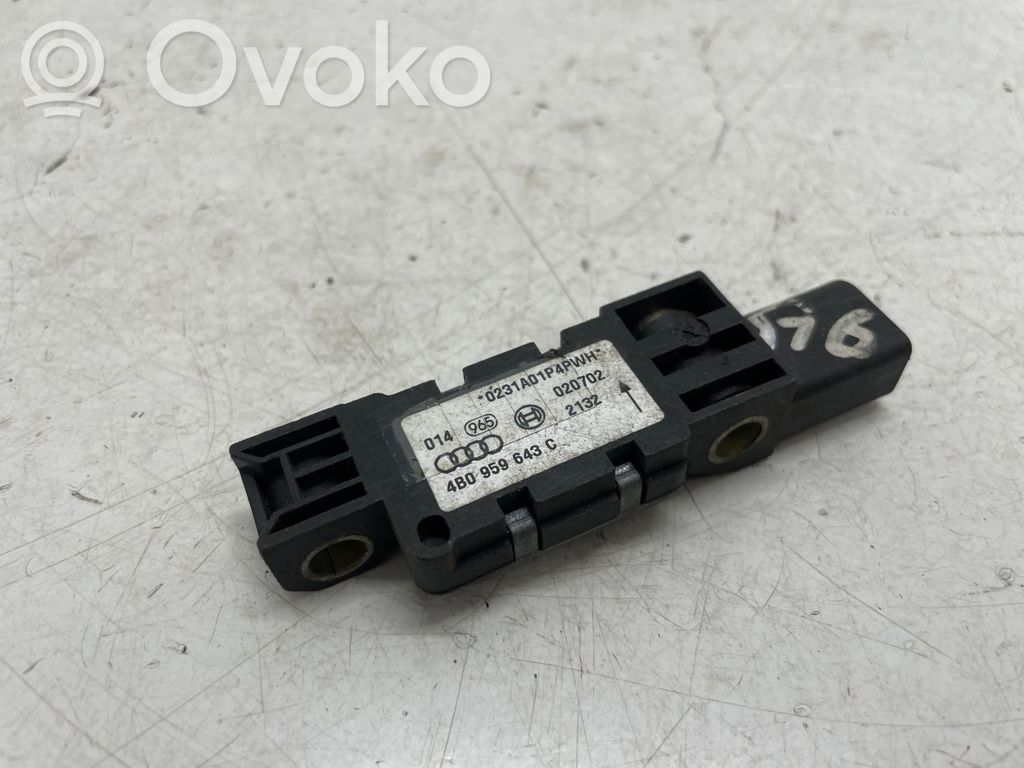 Audi A6 S6 C6 4F Airbag deployment crash/impact sensor 