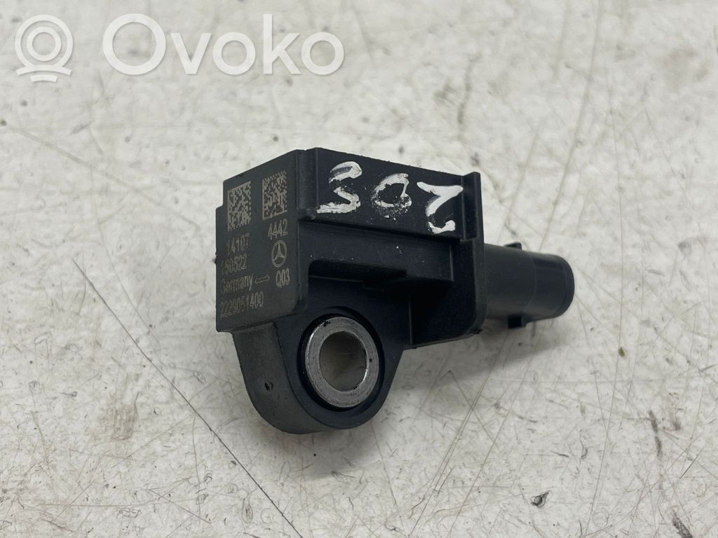 Mercedes-Benz C W205 Sensor impacto/accidente para activar Airbag 