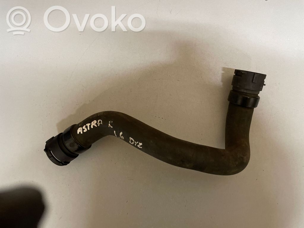 Opel Astra K Engine coolant pipe/hose 