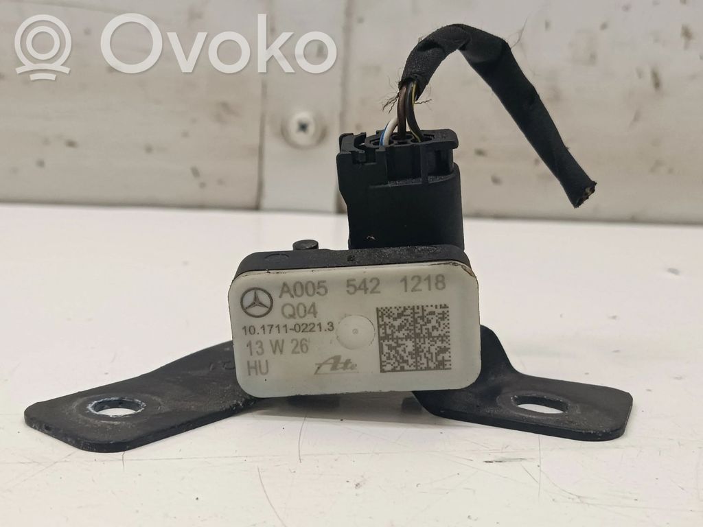 Mercedes-Benz E W212 Sensor impacto/accidente para activar Airbag 