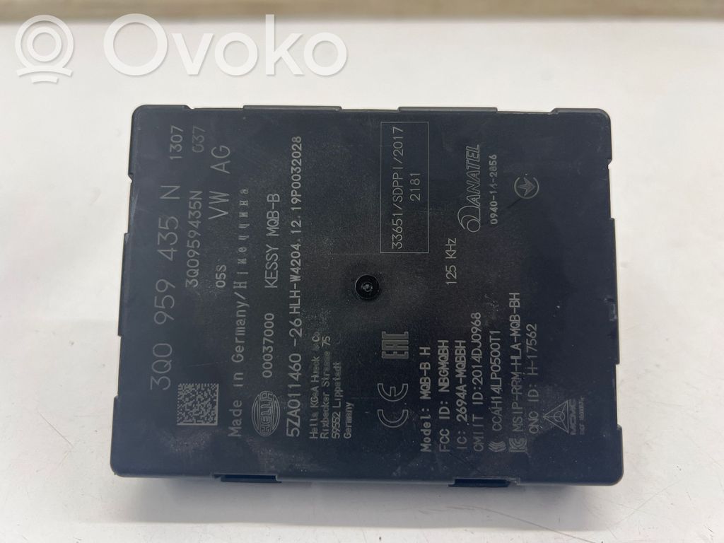 Audi A3 S3 8V Keyless (KESSY) go control unit/module 