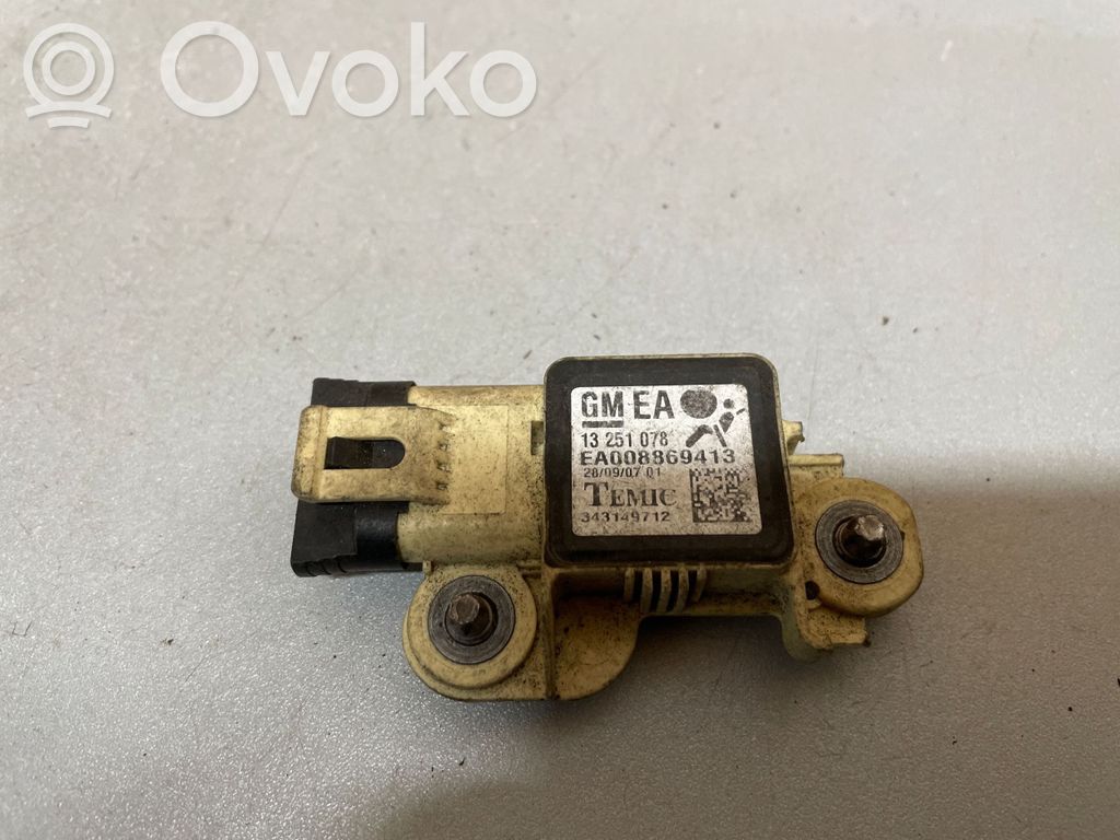 Opel Astra H Airbagsensor Crashsensor Drucksensor 