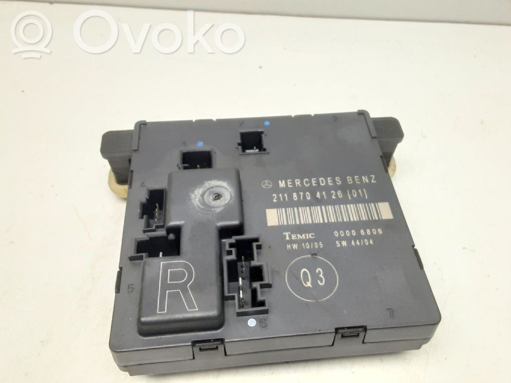 Mercedes-Benz E W211 Door control unit/module 
